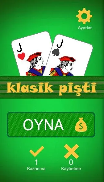 Скачать взлом Klasik Pişti İnternetsiz  [МОД Mega Pack] — последняя версия apk на Андроид screen 2