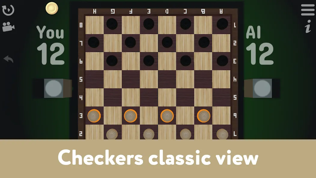 Скачать взломанную Checkers for two — Draughts  [МОД Бесконечные монеты] — последняя версия apk на Андроид screen 1