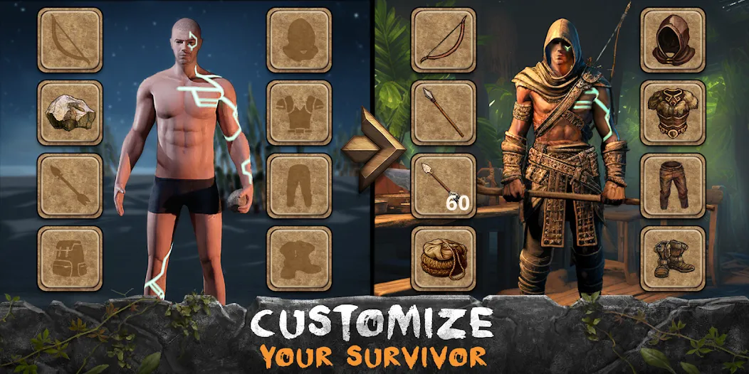 Скачать взломанную Survival Island: Survivor EVO (Сурвайвал айленд)  [МОД Меню] — полная версия apk на Андроид screen 5