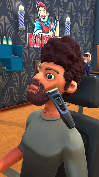 Взломанная Fade Master 3D: Barber Shop (Фейд Мастер 3Д)  [МОД Menu] — последняя версия apk на Андроид screen 1