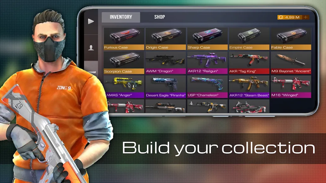 Скачать взлом Case guns Simulator Standoff 2  [МОД Бесконечные деньги] — полная версия apk на Андроид screen 3