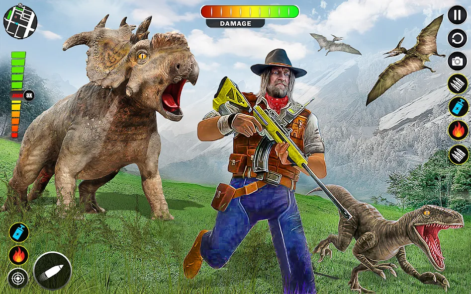 Скачать взлом Real Dino Hunter 3D Gun Games (Уайлд Динозавр Хантер Ган Геймс)  [МОД Много денег] — стабильная версия apk на Андроид screen 4