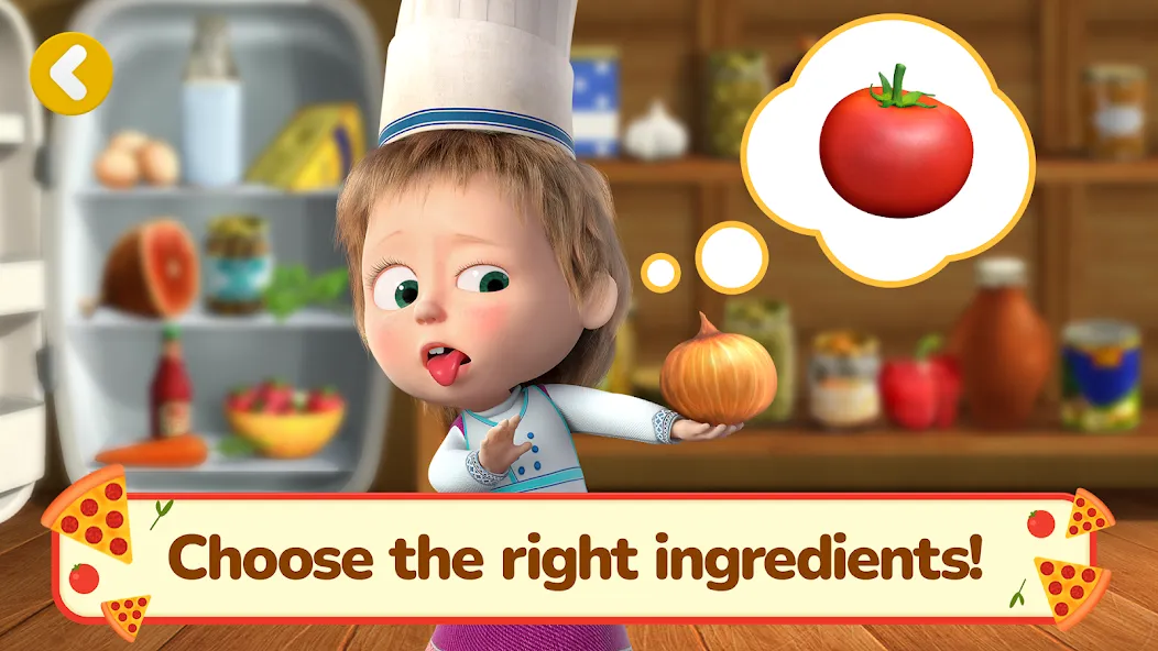 Скачать взлом Masha and the Bear Pizza Maker  [МОД Много денег] — полная версия apk на Андроид screen 2