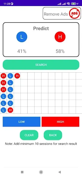 Скачать взломанную Sicbo Predict Tool (Сикбо Предикт Тул)  [МОД Бесконечные деньги] — последняя версия apk на Андроид screen 1