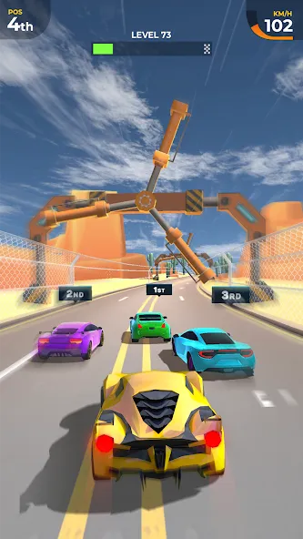 Скачать взломанную Car Race 3D: Car Racing (Гонки на машинах 3D)  [МОД Menu] — последняя версия apk на Андроид screen 4