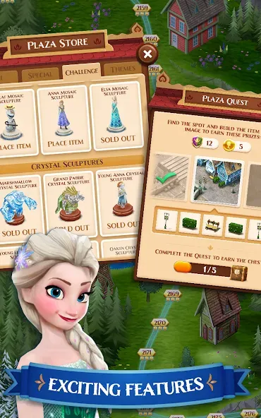 Взлом Disney Frozen Free Fall Games  [МОД Много денег] — стабильная версия apk на Андроид screen 2