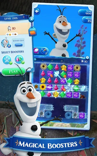 Взлом Disney Frozen Free Fall Games  [МОД Много денег] — стабильная версия apk на Андроид screen 5