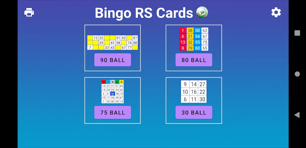 Скачать взломанную Bingo RS Cards (Бинго РС Карты)  [МОД Бесконечные монеты] — последняя версия apk на Андроид screen 1