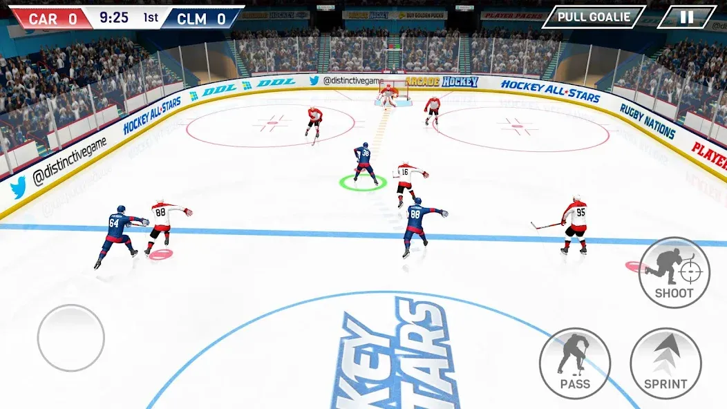 Взломанная Hockey All Stars (Хоккей Олл Старс)  [МОД Меню] — стабильная версия apk на Андроид screen 1