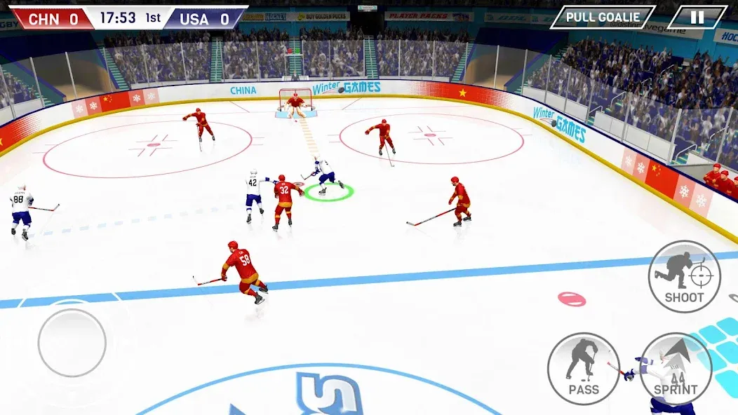 Взломанная Hockey All Stars (Хоккей Олл Старс)  [МОД Меню] — стабильная версия apk на Андроид screen 2