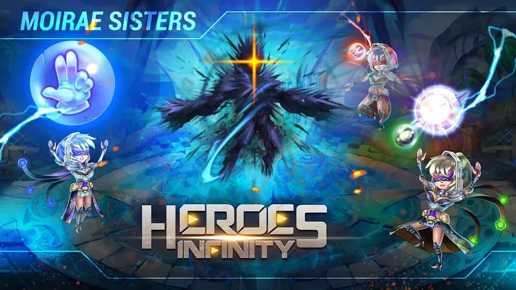 Взломанная Heroes Infinity: Super Heroes (Хироуз Инфинити)  [МОД Все открыто] — стабильная версия apk на Андроид screen 3