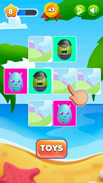 Взломанная Surprise Eggs Memory (Сюрприз Яйца Мемо)  [МОД Много денег] — полная версия apk на Андроид screen 4