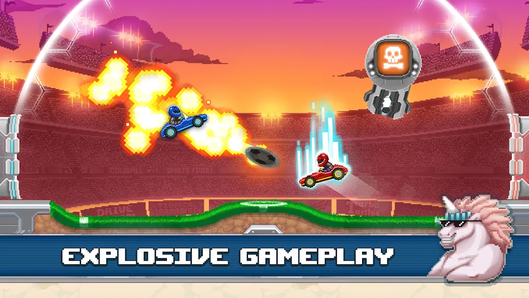 Скачать взломанную Drive Ahead! Sports  [МОД Много денег] — полная версия apk на Андроид screen 1