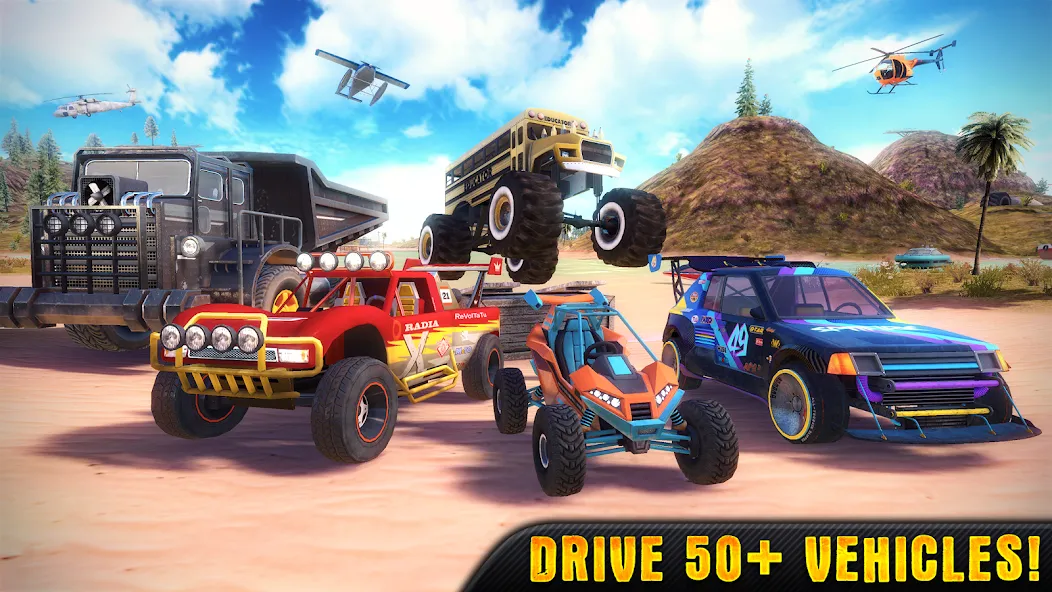 Взломанная OTR — Offroad Car Driving Game (ОТР)  [МОД Бесконечные монеты] — стабильная версия apk на Андроид screen 1