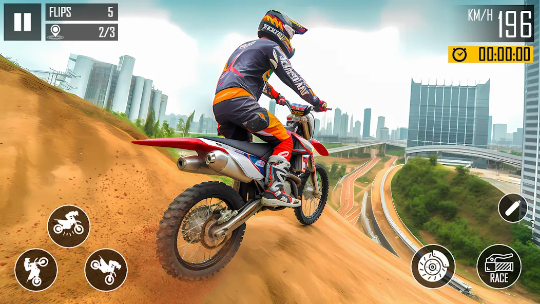 Взломанная Ultimate Bike Stunt: Bike Game (Ультимейт Байк Стант)  [МОД Бесконечные монеты] — последняя версия apk на Андроид screen 2