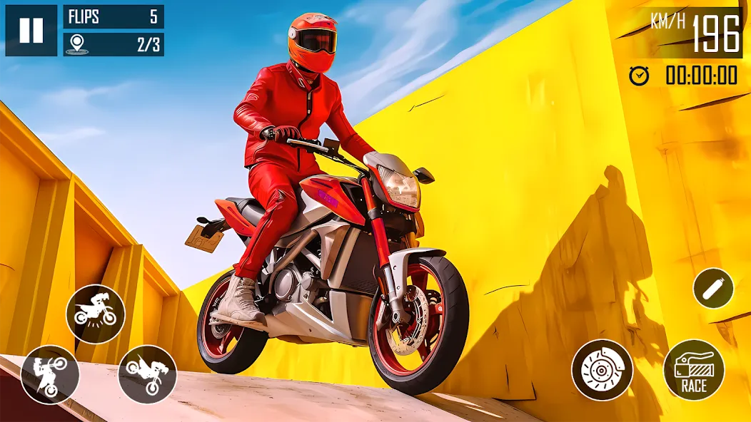 Взломанная Ultimate Bike Stunt: Bike Game (Ультимейт Байк Стант)  [МОД Бесконечные монеты] — последняя версия apk на Андроид screen 3