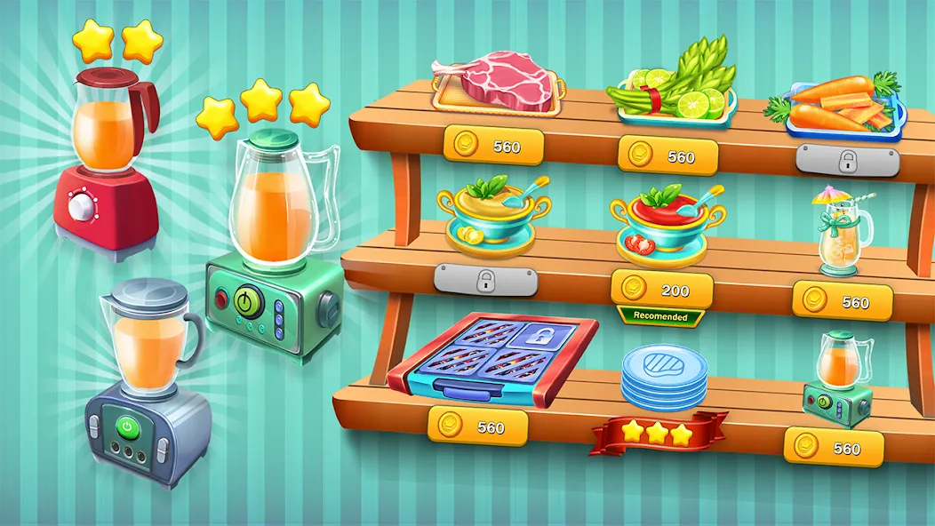 Скачать взлом Food Cooking: Chef Restaurant  [МОД Много монет] — полная версия apk на Андроид screen 5