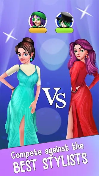 Скачать взлом Fashion Stylist Makeup Dressup  [МОД Много монет] — стабильная версия apk на Андроид screen 1