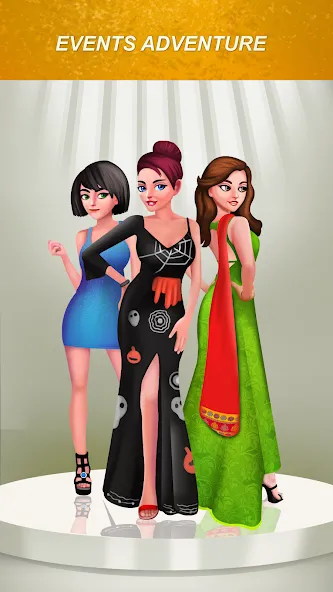 Скачать взлом Girls Dress Up: Makeup Games  [МОД Mega Pack] — стабильная версия apk на Андроид screen 2