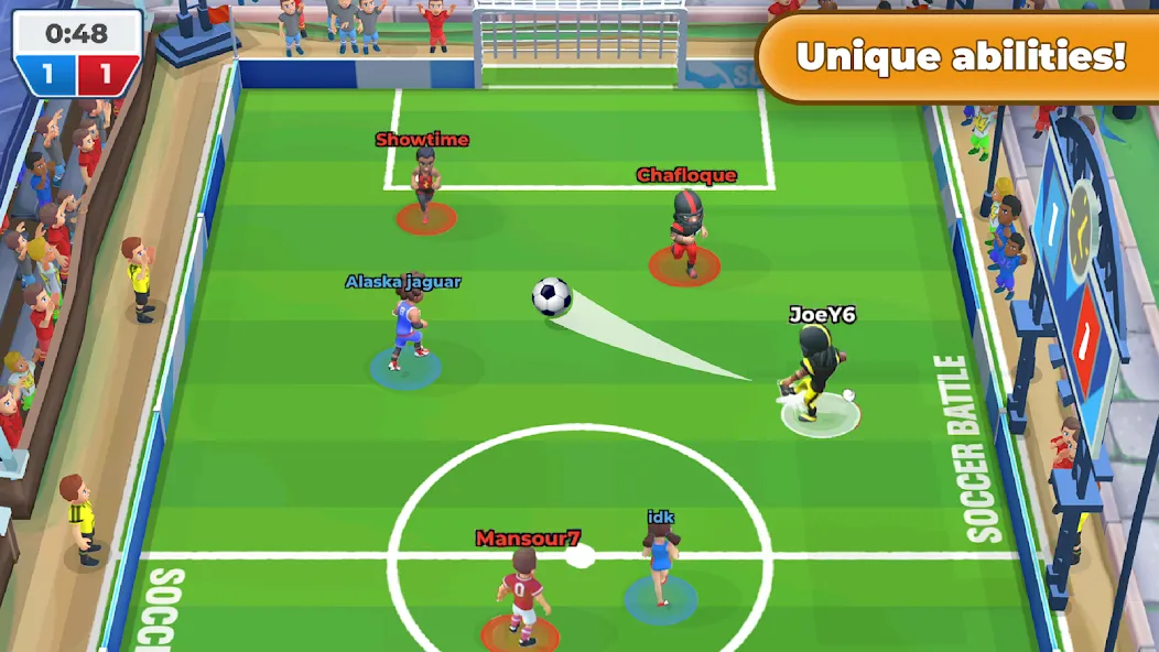 Взлом Soccer Battle —  PvP Football  [МОД Mega Pack] — стабильная версия apk на Андроид screen 3