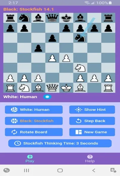 Взлом Chess With Stockfish 16  [МОД Menu] — последняя версия apk на Андроид screen 1