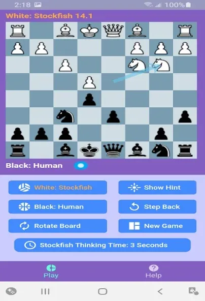 Взлом Chess With Stockfish 16  [МОД Menu] — последняя версия apk на Андроид screen 2