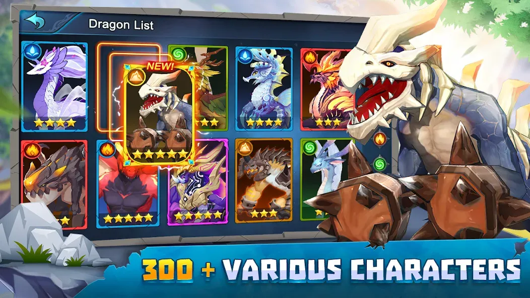 Взломанная Summon Dragons (Саммон Драгонс)  [МОД Mega Pack] — полная версия apk на Андроид screen 3