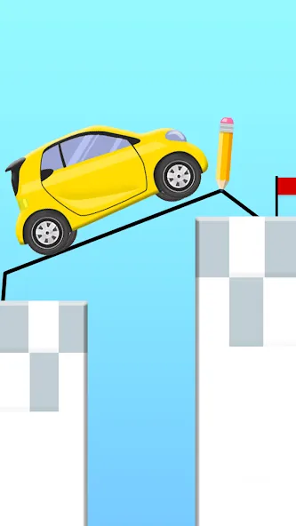 Взлом Draw 2 Bridge: Draw Save Car (Дроу 2 Бридж)  [МОД Menu] — стабильная версия apk на Андроид screen 2