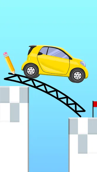 Взлом Draw 2 Bridge: Draw Save Car (Дроу 2 Бридж)  [МОД Menu] — стабильная версия apk на Андроид screen 5