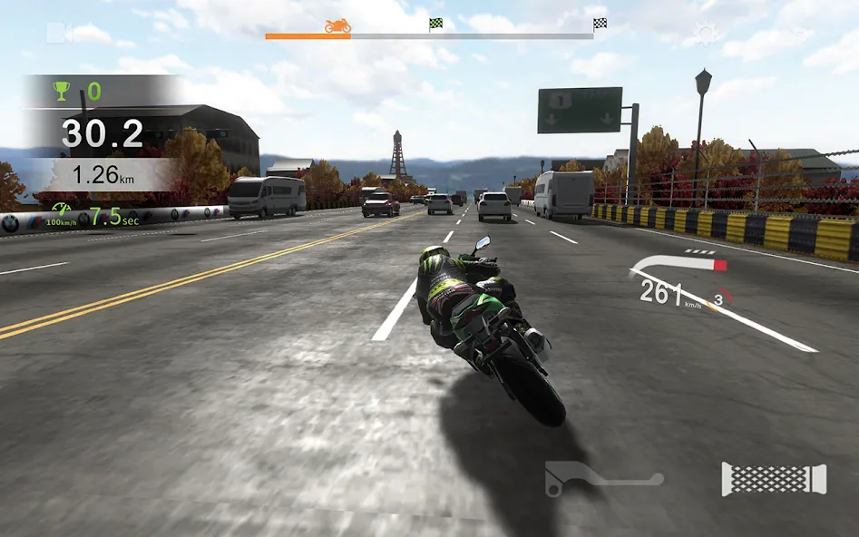 Скачать взломанную Real Moto Traffic (Реал Мото Трафик)  [МОД Menu] — полная версия apk на Андроид screen 4