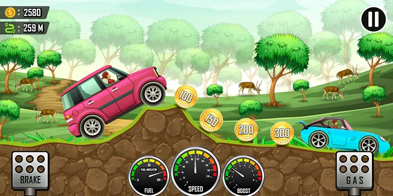 Скачать взломанную Racing the Hill  [МОД Unlocked] — последняя версия apk на Андроид screen 3