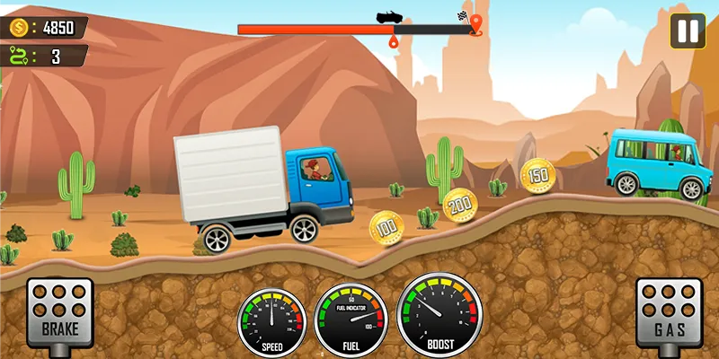 Скачать взломанную Racing the Hill  [МОД Unlocked] — последняя версия apk на Андроид screen 4