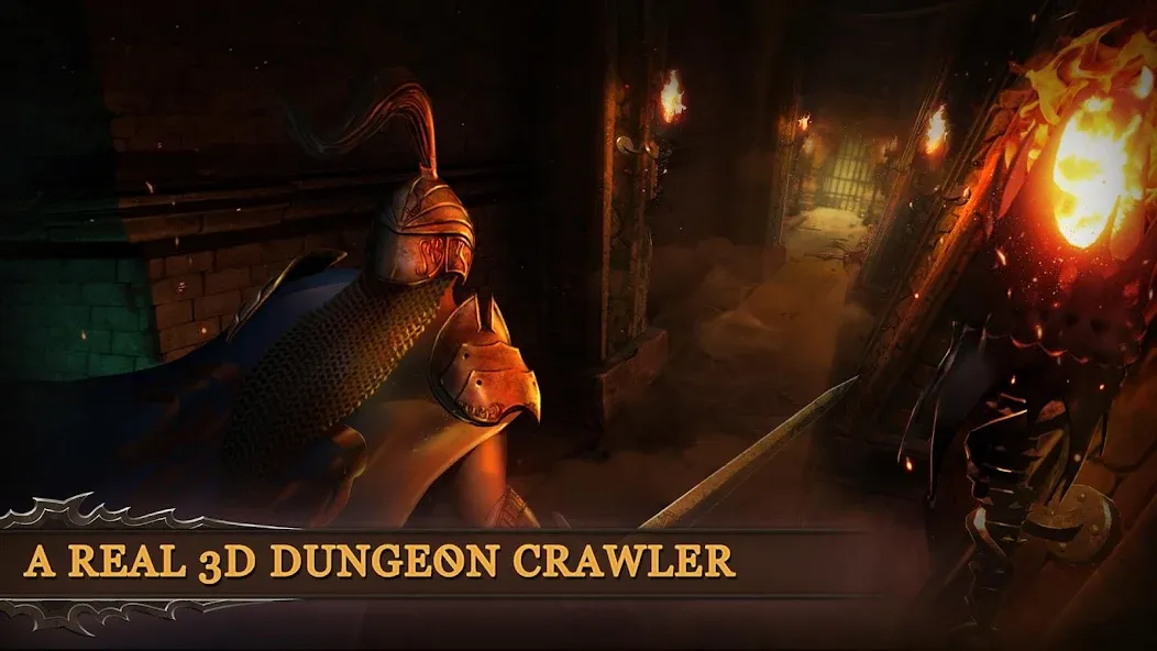 Взлом Dungeon & Heroes: 3D RPG  [МОД Много монет] — стабильная версия apk на Андроид screen 1