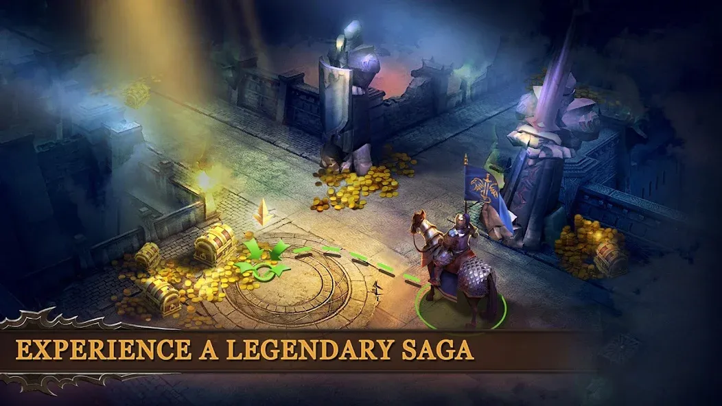 Взлом Dungeon & Heroes: 3D RPG  [МОД Много монет] — стабильная версия apk на Андроид screen 2