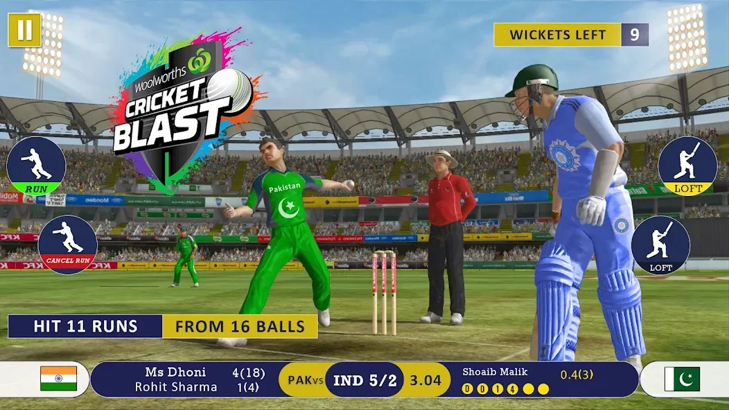 Скачать взлом World Cricket Games Offline  [МОД Бесконечные монеты] — полная версия apk на Андроид screen 2