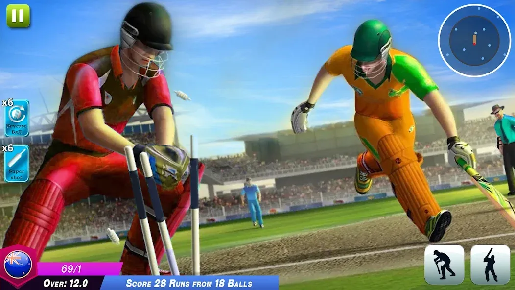 Скачать взлом World Cricket Games Offline  [МОД Бесконечные монеты] — полная версия apk на Андроид screen 4