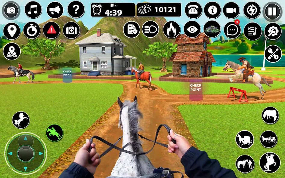 Взломанная Horse Cart Taxi Transport Game  [МОД Бесконечные монеты] — стабильная версия apk на Андроид screen 2