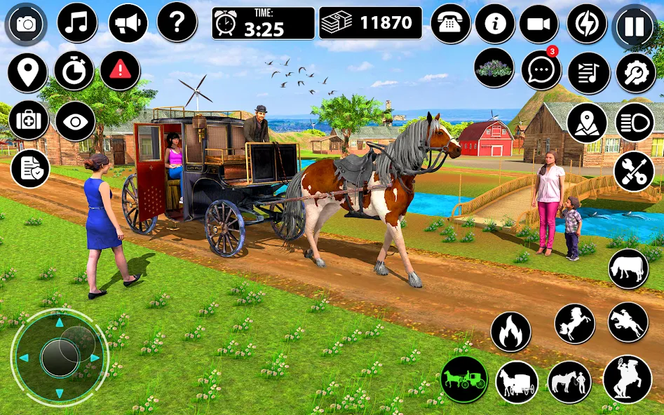 Взломанная Horse Cart Taxi Transport Game  [МОД Бесконечные монеты] — стабильная версия apk на Андроид screen 3