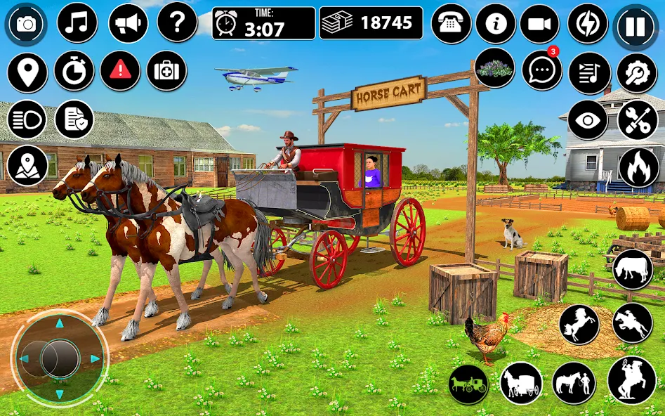 Взломанная Horse Cart Taxi Transport Game  [МОД Бесконечные монеты] — стабильная версия apk на Андроид screen 4