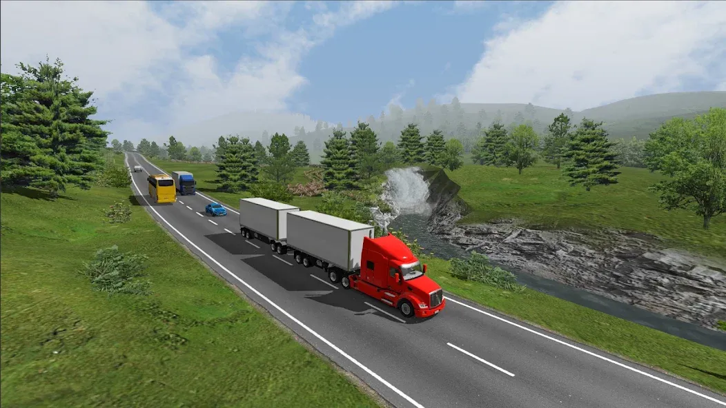 Взломанная Universal Truck Simulator (Юниверсал Трак Симулятор)  [МОД Mega Pack] — полная версия apk на Андроид screen 3