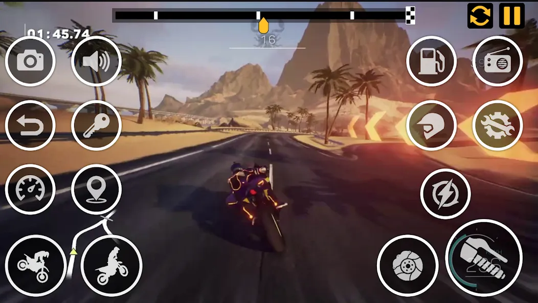 Скачать взломанную Bike Race Master: Bike Racing (Байк Рейс Мастер)  [МОД Unlocked] — полная версия apk на Андроид screen 4