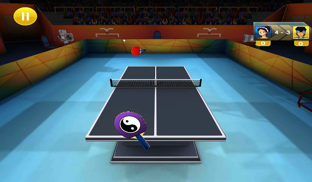 Скачать взломанную Ping Pong Stars — Table Tennis (Пингпонг Старс)  [МОД Menu] — последняя версия apk на Андроид screen 1