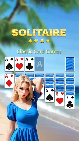 Скачать взломанную Solitaire Classic:Card Game (Солитер Классик)  [МОД Бесконечные деньги] — последняя версия apk на Андроид screen 1