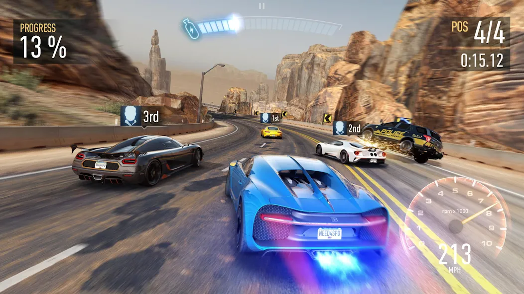 Скачать взлом Need for Speed™ No Limits (Нид фор Спид)  [МОД Unlocked] — полная версия apk на Андроид screen 2