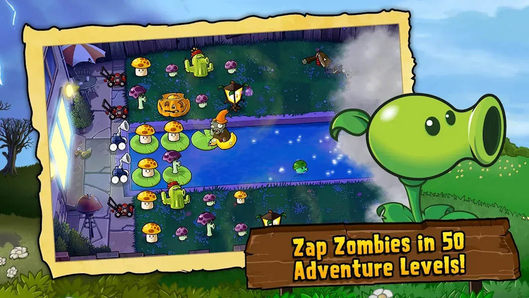 Скачать взлом Plants vs. Zombies™  [МОД Бесконечные деньги] — полная версия apk на Андроид screen 1