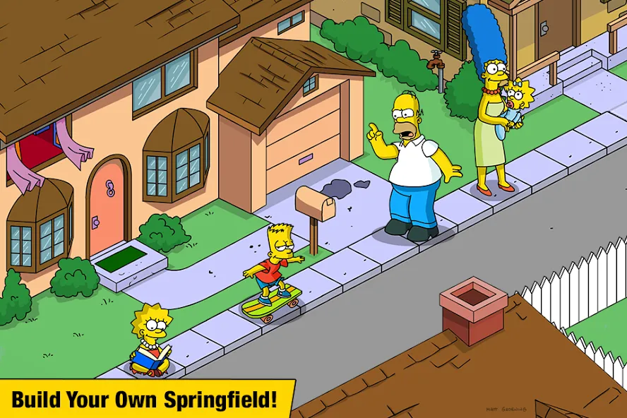 Взлом The Simpsons™:  Tapped Out (Зе Симпсонс)  [МОД Unlimited Money] — полная версия apk на Андроид screen 1