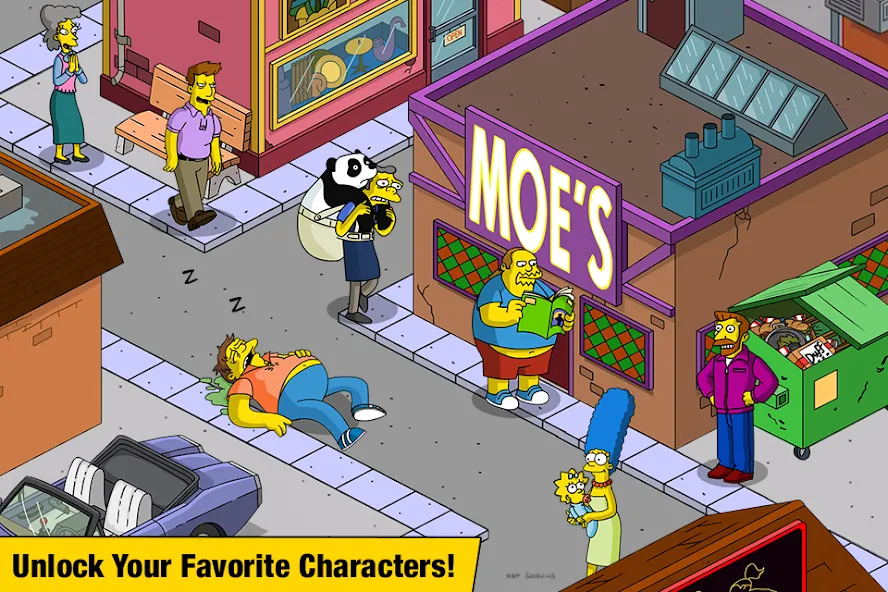 Взлом The Simpsons™:  Tapped Out (Зе Симпсонс)  [МОД Unlimited Money] — полная версия apk на Андроид screen 2