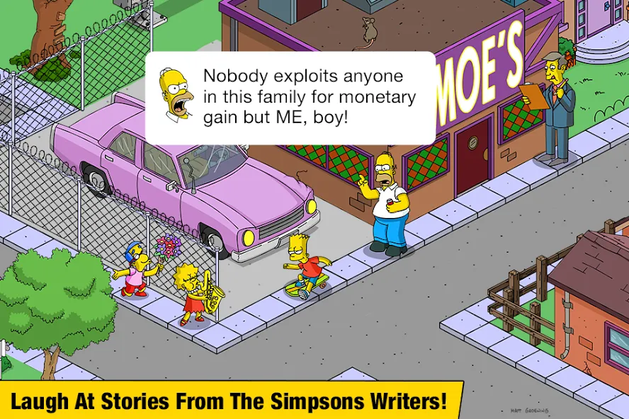 Взлом The Simpsons™:  Tapped Out (Зе Симпсонс)  [МОД Unlimited Money] — полная версия apk на Андроид screen 5