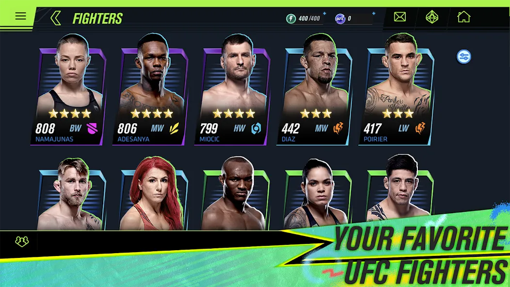 Скачать взлом EA SPORTS™ UFC® Mobile 2 (ИА СПОРТС УФЦ 2)  [МОД Меню] — полная версия apk на Андроид screen 2