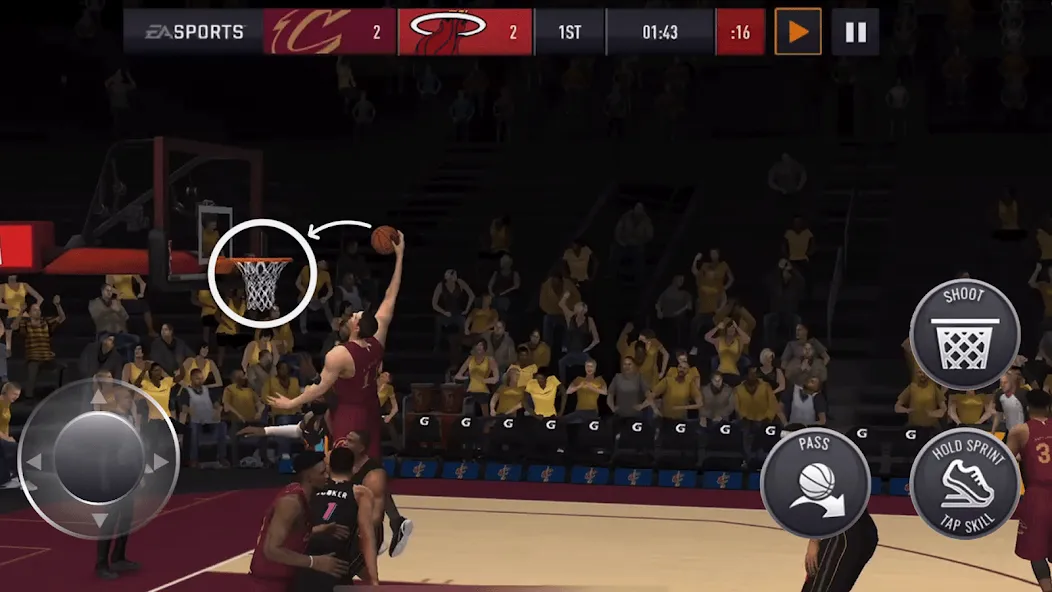 Взломанная NBA LIVE Mobile Basketball (НБА Лайв Мобайл)  [МОД Unlocked] — последняя версия apk на Андроид screen 4